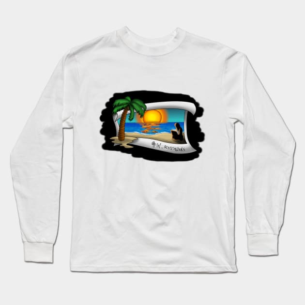 #irl_screenshot Long Sleeve T-Shirt by ItsSimplySurvival